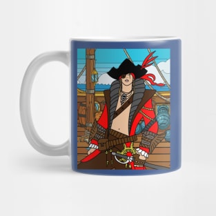 Pirate Pirate Ship Treasure Island Mug